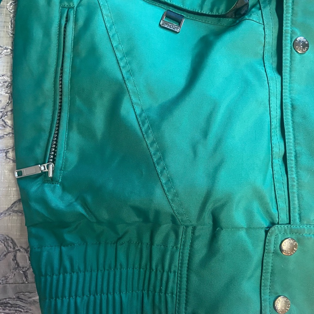 Vintage Spyder Sz L Men's Green Performance Jacket/ Ski Jacket - Picture 6 of 16